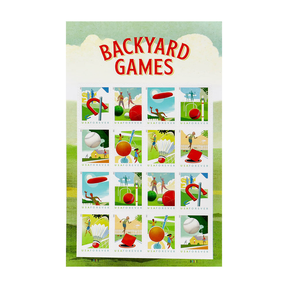 2021 US Backyard Games Forever Stamps