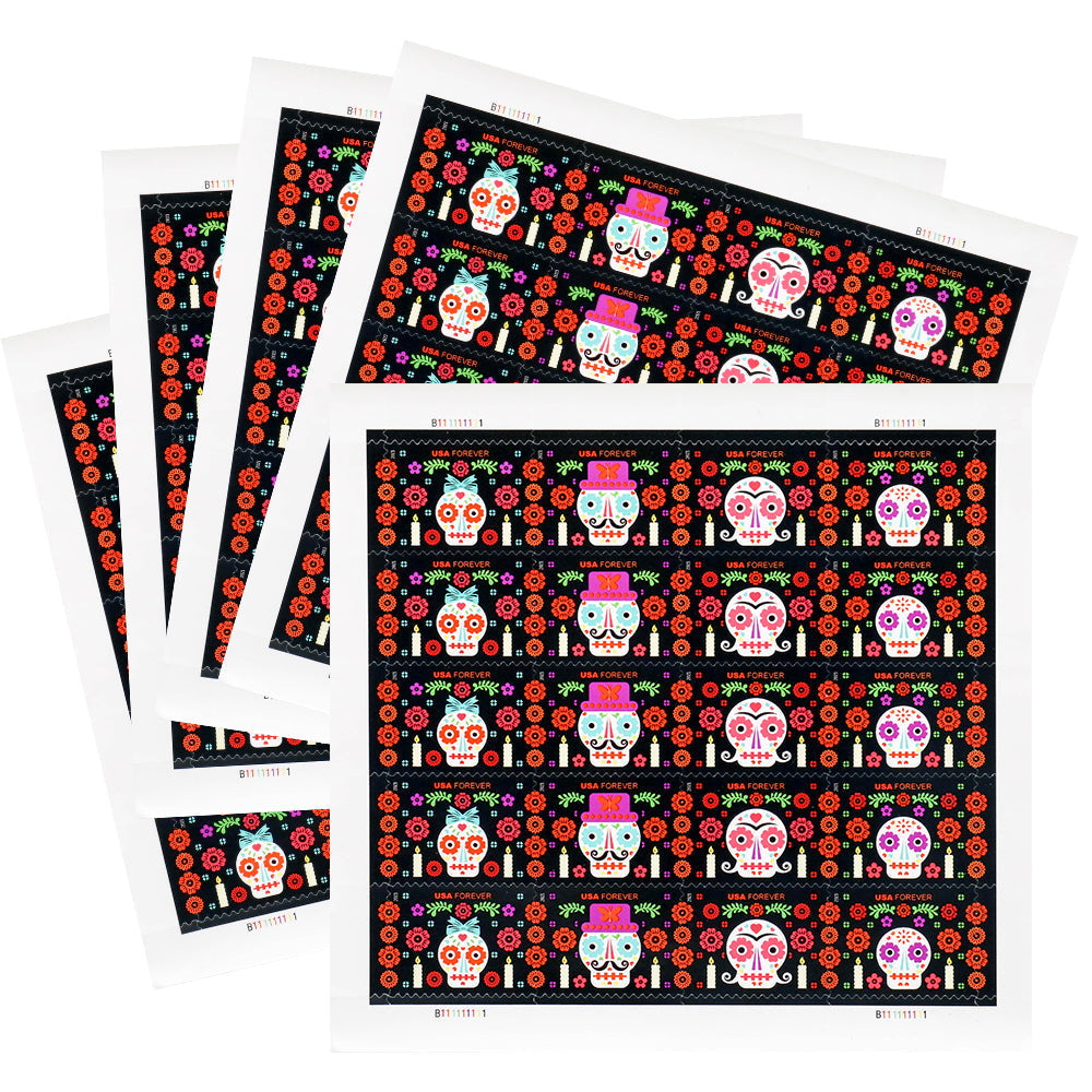 2021 US Day of the Dead Forever Stamps