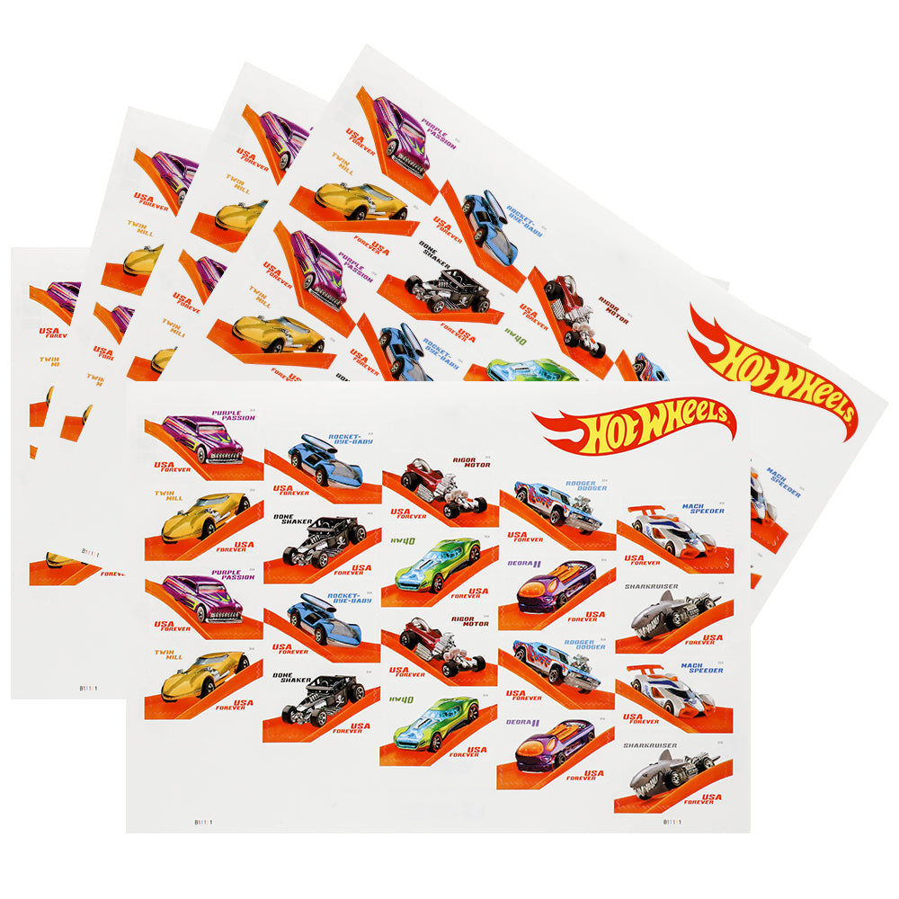 2018 US Hot Wheels Forever Stamps
